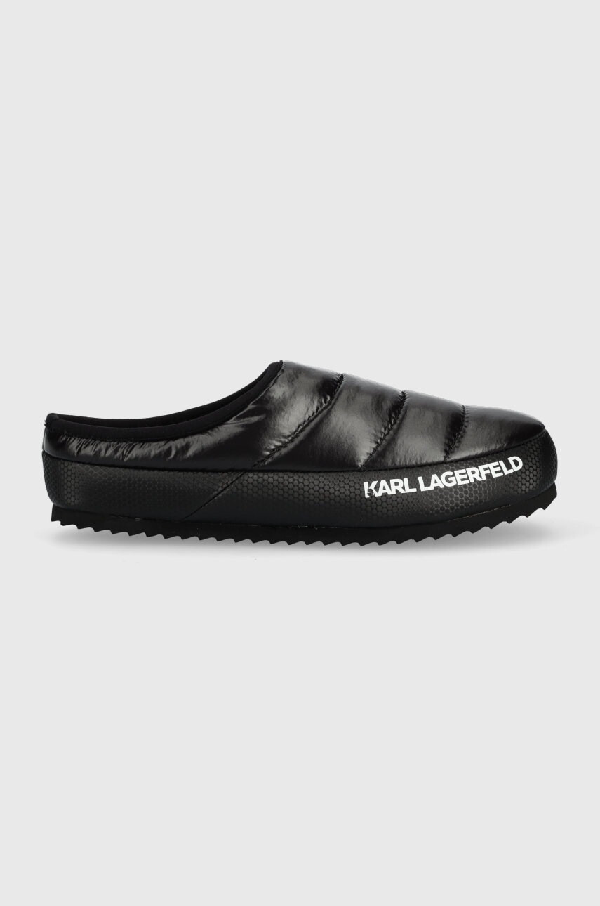 Karl Lagerfeld Пантофи Kookoon в черно - Pepit.bg