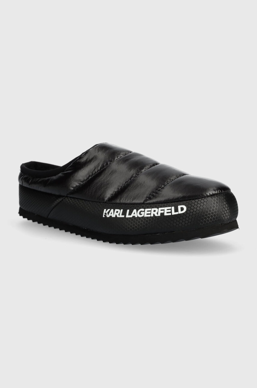 Karl Lagerfeld Пантофи Kookoon в черно - Pepit.bg
