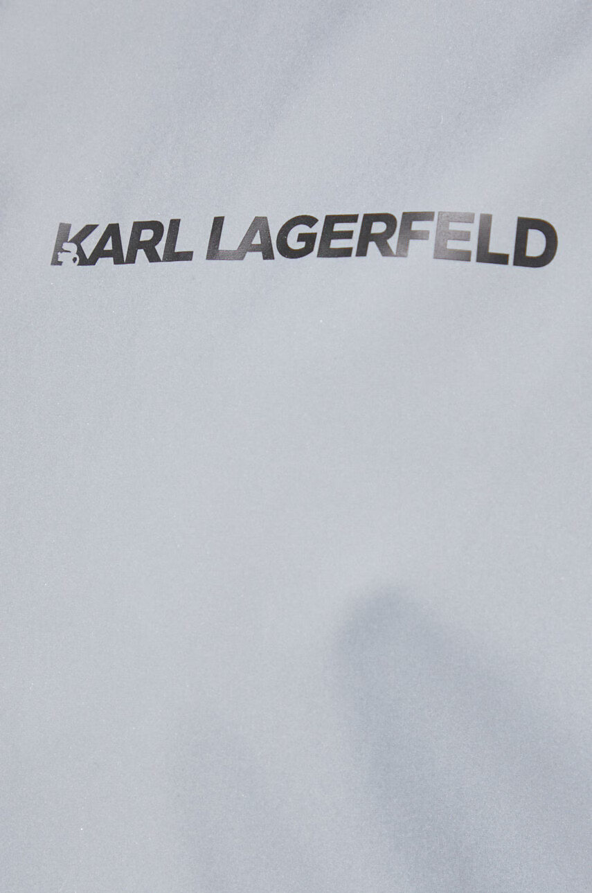 Karl Lagerfeld Парка в сребристо с преходна изолация - Pepit.bg