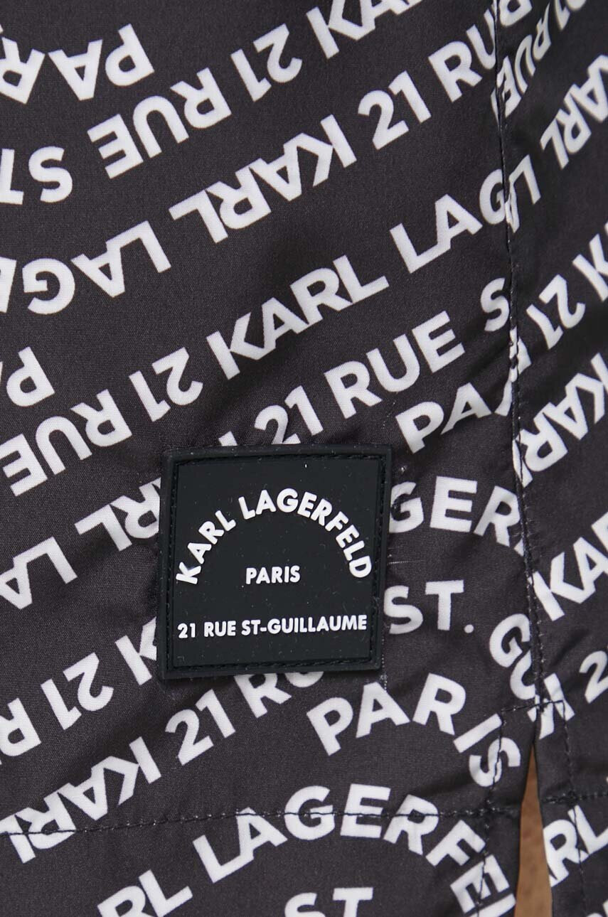 Karl Lagerfeld Плувни шорти в черно - Pepit.bg