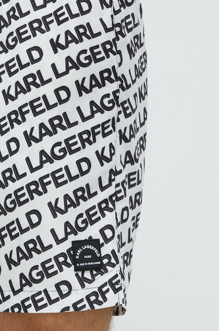 Karl Lagerfeld Плувни шорти в черно - Pepit.bg
