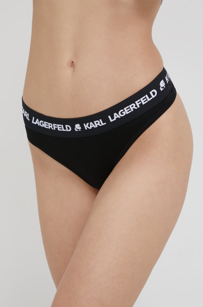Karl Lagerfeld Прашки в черно - Pepit.bg