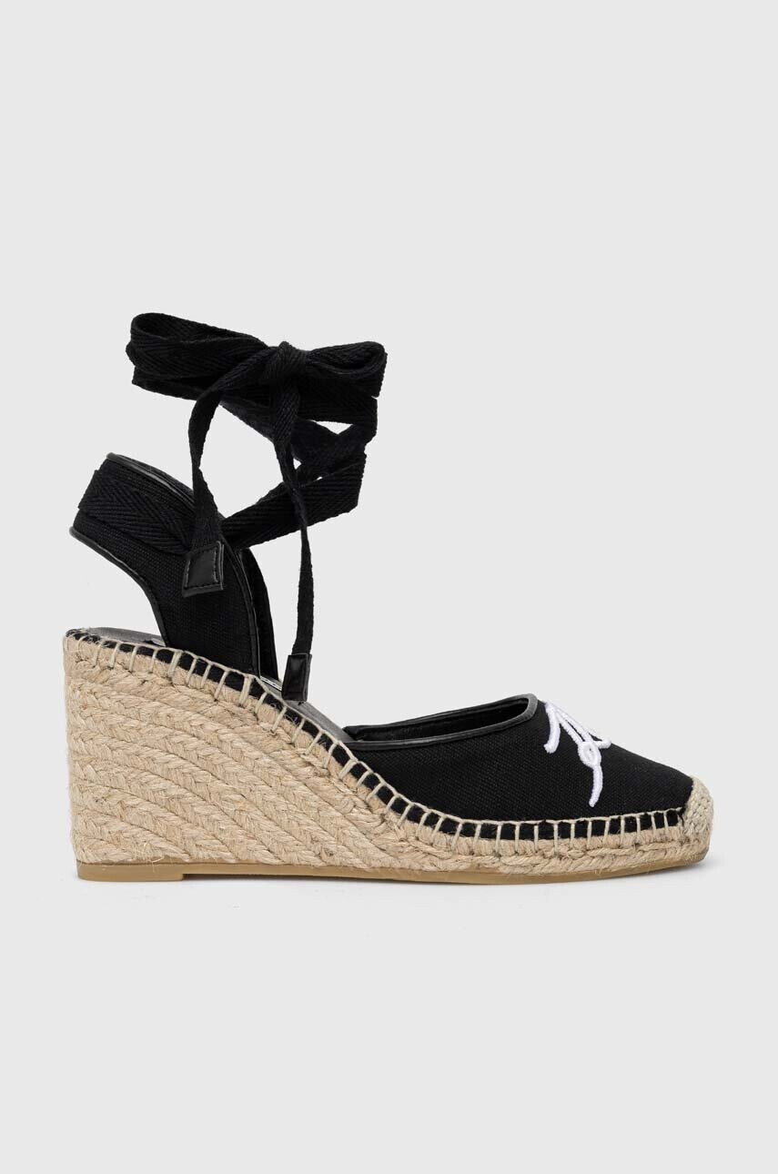 Karl Lagerfeld Сандали KAMINI MID в черно KL32223 - Pepit.bg