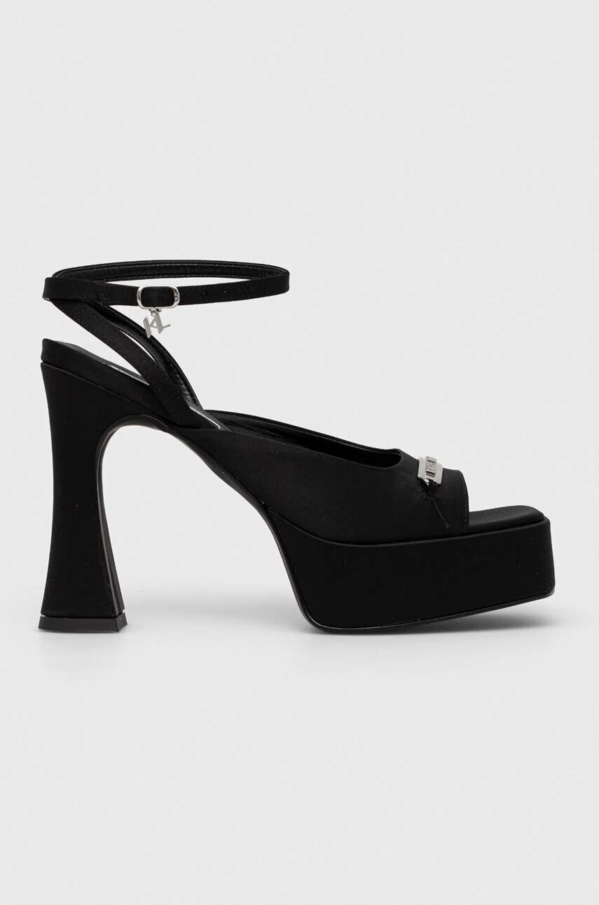 Karl Lagerfeld Сандали LAZULA в черно KL33905 - Pepit.bg