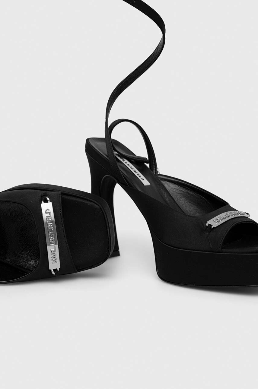 Karl Lagerfeld Сандали LAZULA в черно KL33905 - Pepit.bg