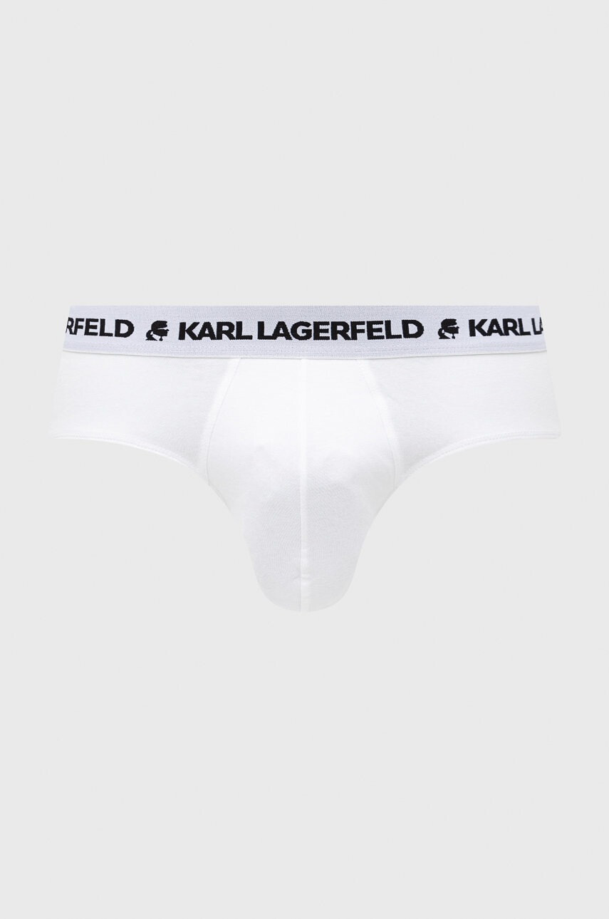 Karl Lagerfeld Слипове в бяло - Pepit.bg
