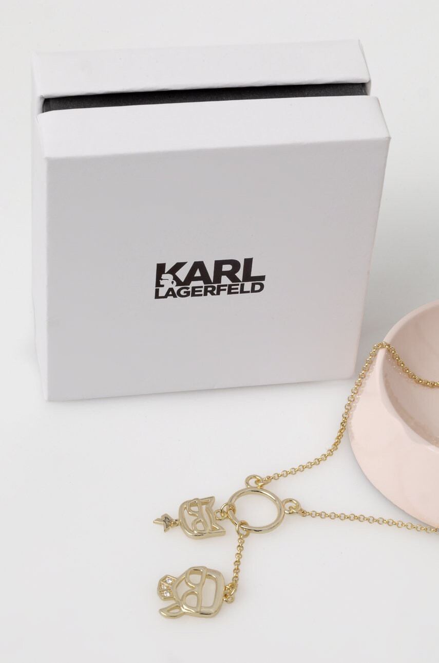 Karl Lagerfeld Сребърно колие - Pepit.bg