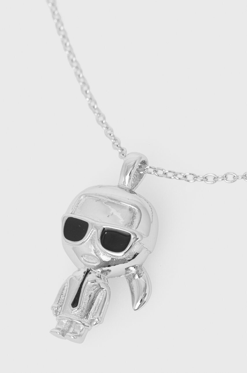 Karl Lagerfeld Сребърно колие в сребристо - Pepit.bg