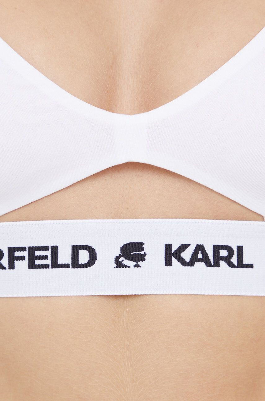 Karl Lagerfeld Сутиен в бяло - Pepit.bg