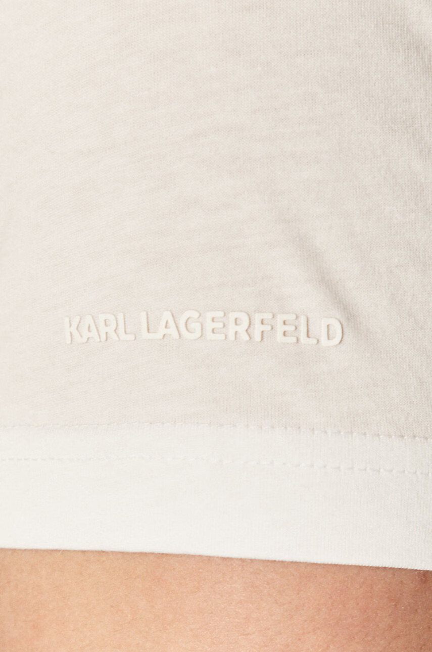 Karl Lagerfeld Тениска (2-pack) в бяло - Pepit.bg