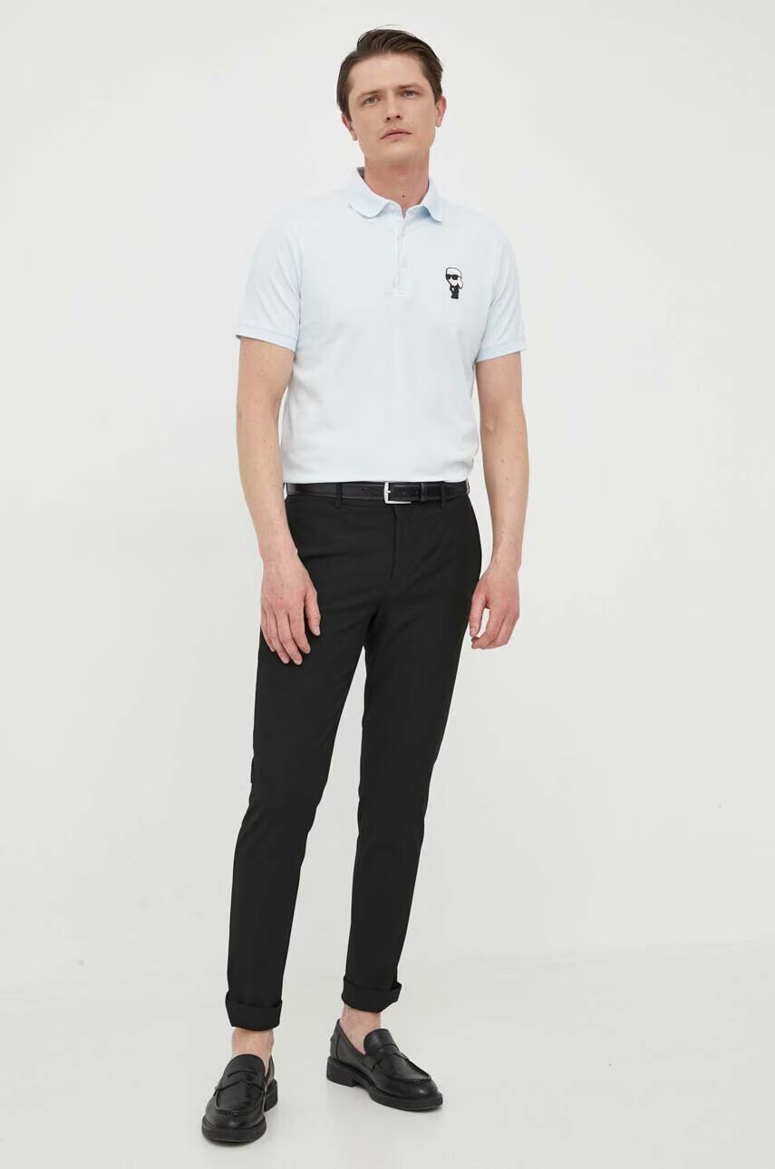 Karl Lagerfeld Тениска с яка - Pepit.bg