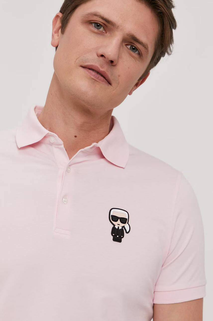 Karl Lagerfeld Тениска с яка - Pepit.bg