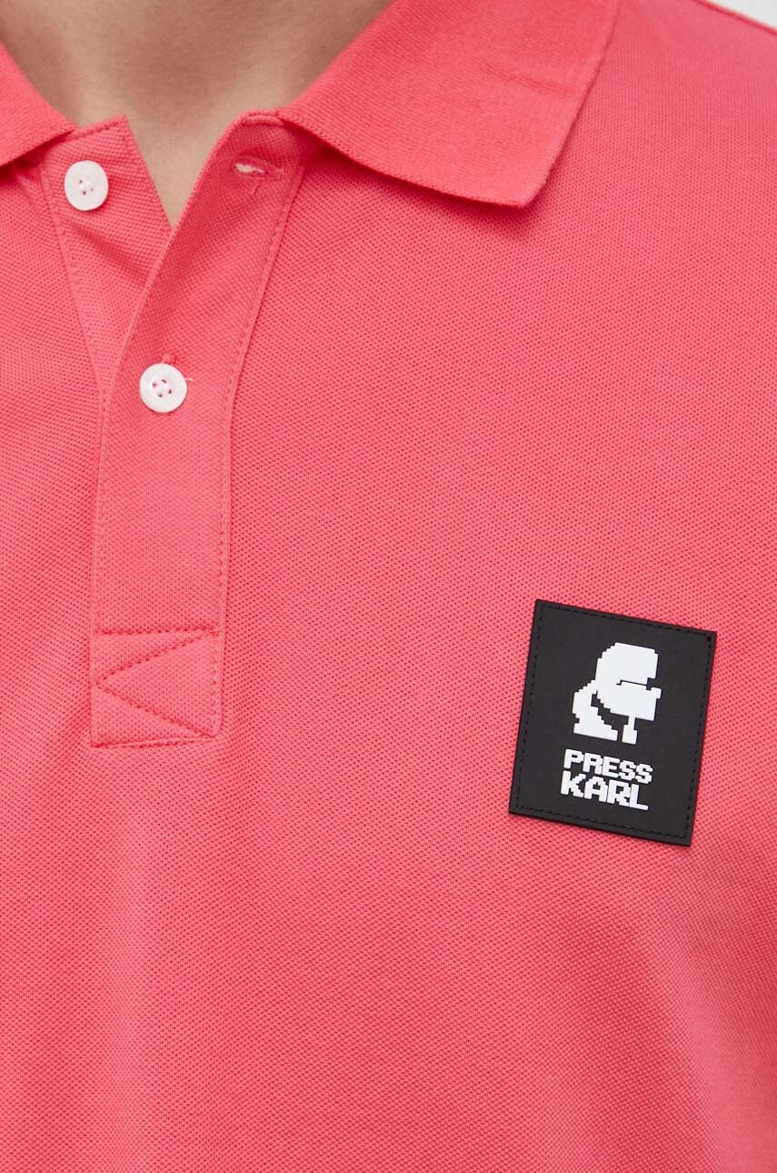 Karl Lagerfeld Тениска с яка - Pepit.bg