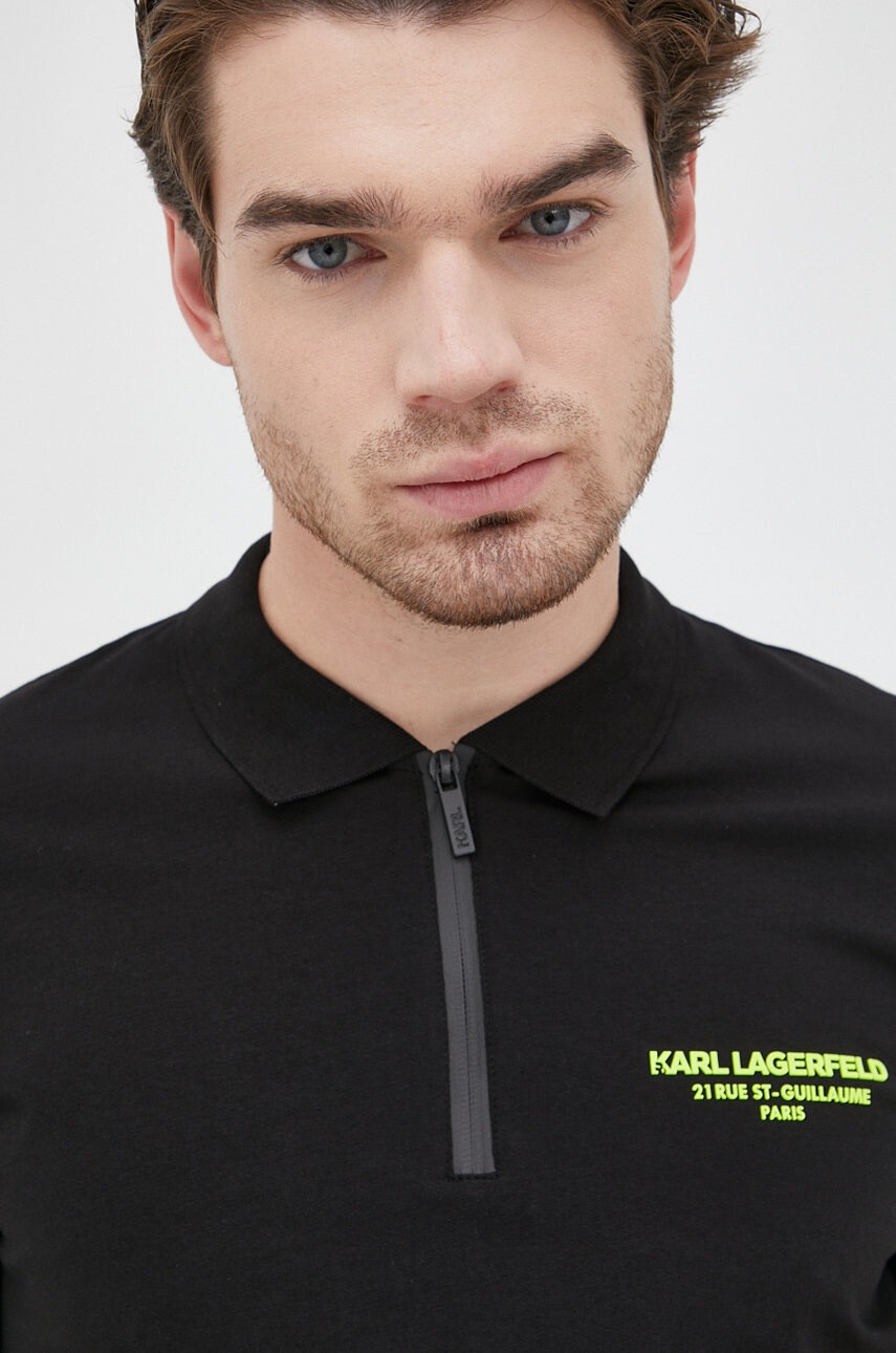 Karl Lagerfeld Тениска с яка - Pepit.bg