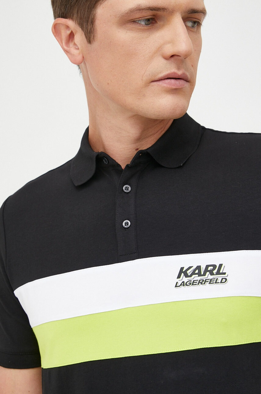 Karl Lagerfeld Тениска с яка - Pepit.bg