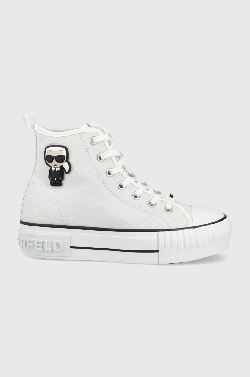 Karl Lagerfeld Високи кецове Kampus Max - Pepit.bg