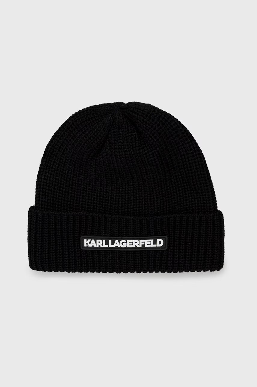 Karl Lagerfeld Вълнена шапка - Pepit.bg