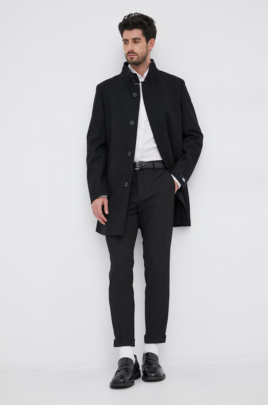 Karl Lagerfeld Вълнено палто - Pepit.bg
