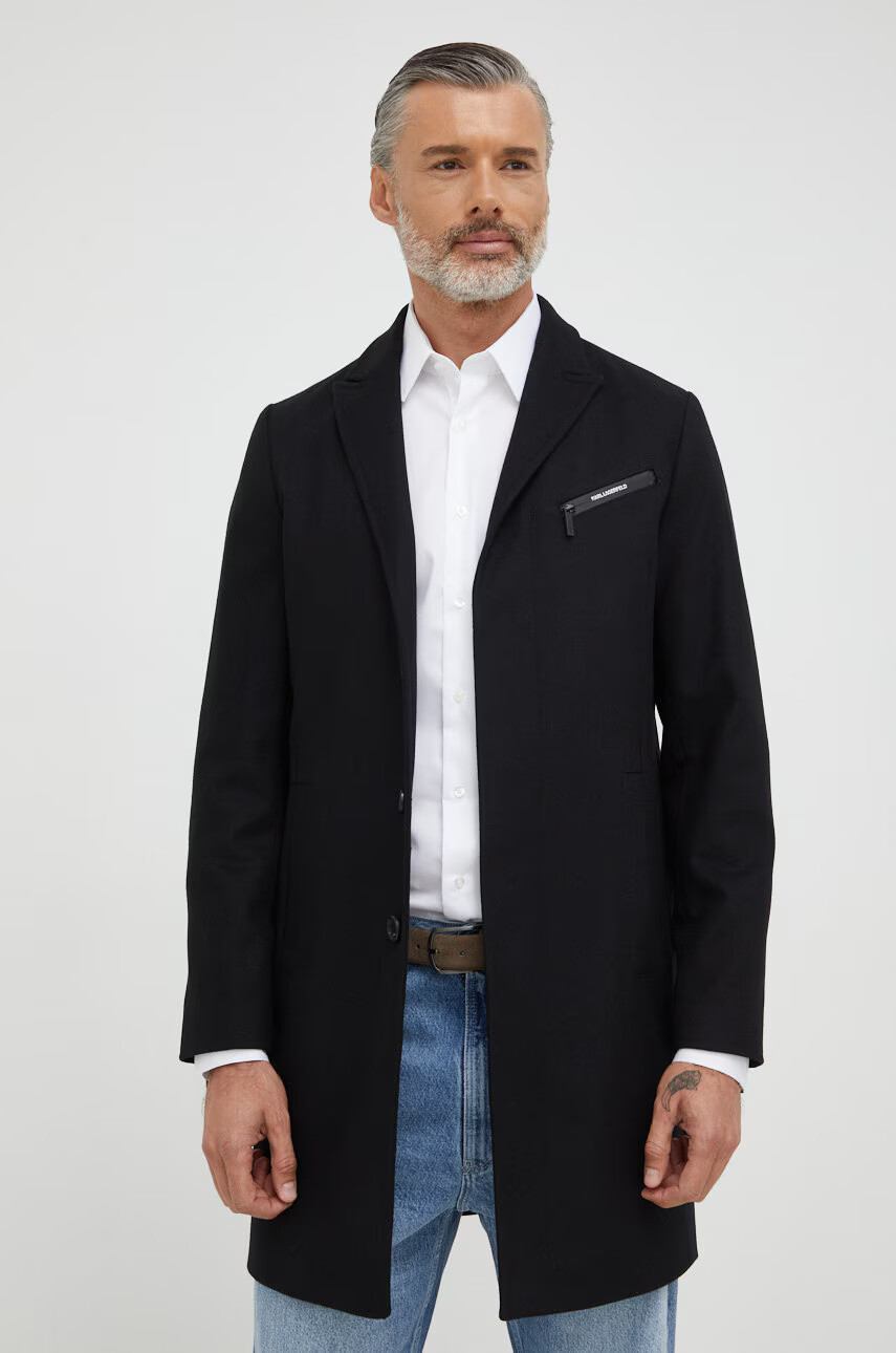 Karl Lagerfeld Вълнено палто - Pepit.bg