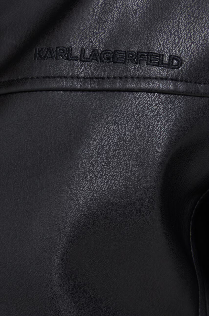 Karl Lagerfeld Яке в черно с преходна изолация - Pepit.bg