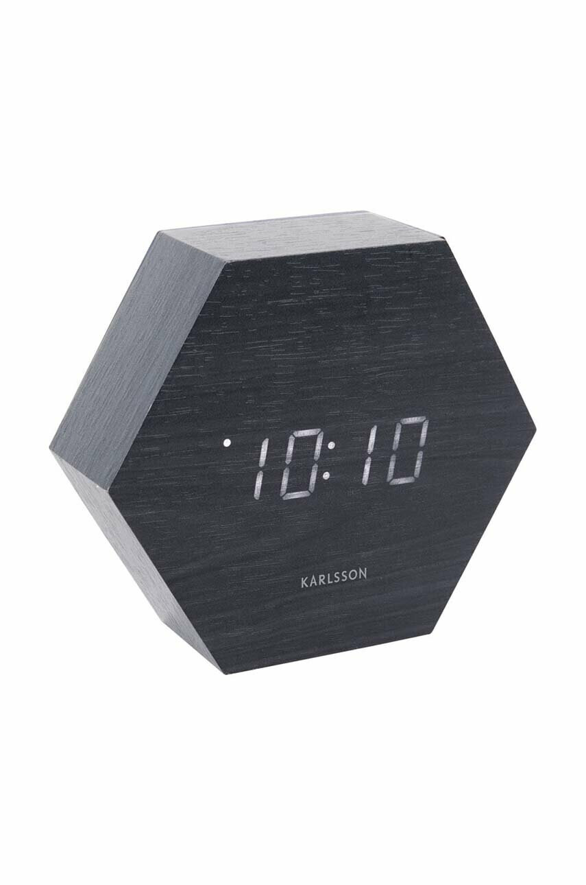 Karlsson Будилник LED Hexagon - Pepit.bg