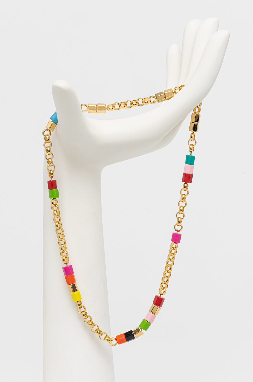 Kat Maconie Колие Prism Stud Bead Short Necklace - Pepit.bg
