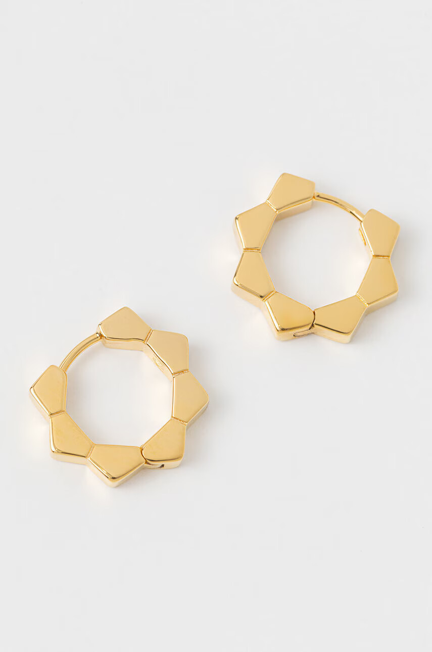 Kat Maconie Обици Prism Stud Huggie Hoop Earrings - Pepit.bg