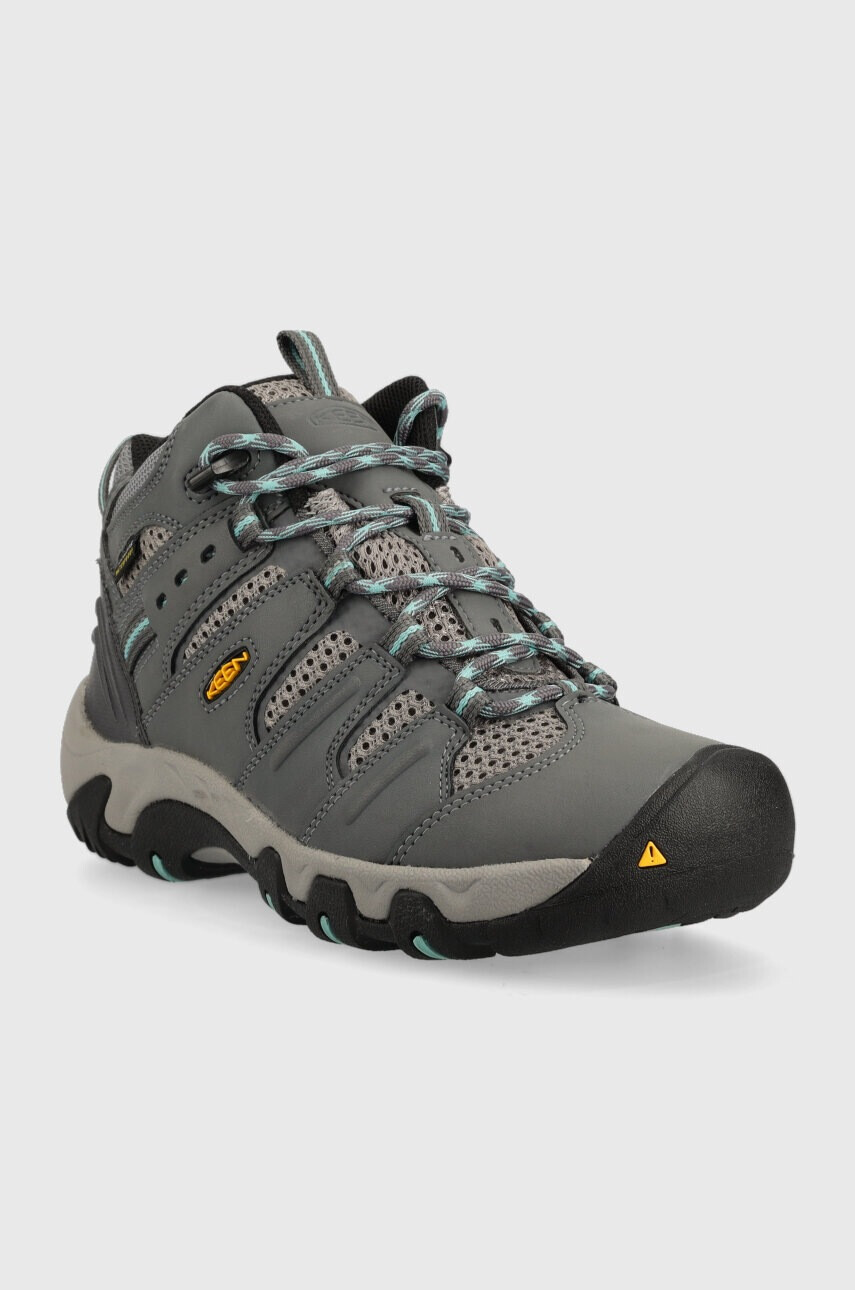 Keen Обувки Koven Mid WP в сиво - Pepit.bg