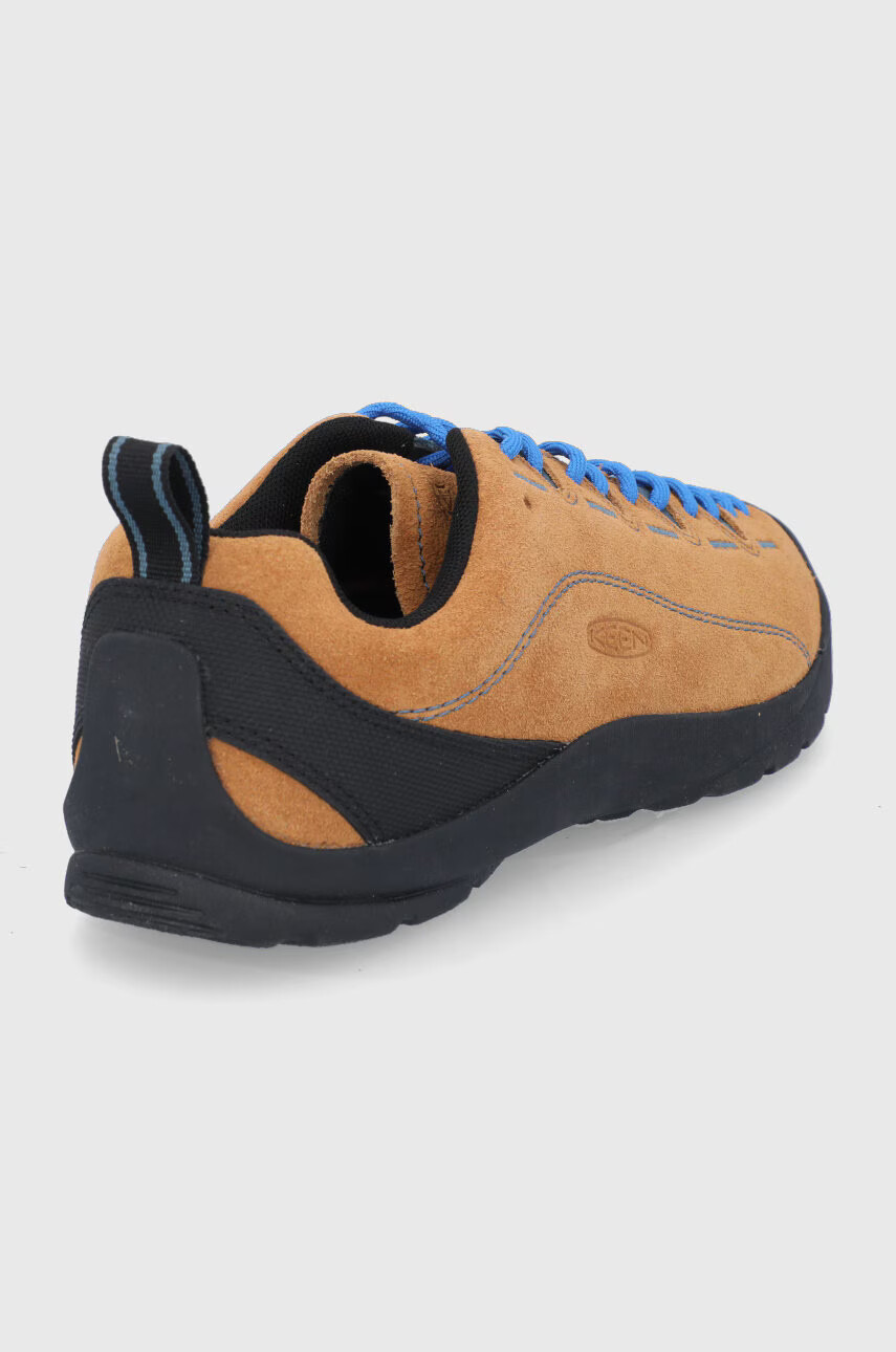Keen Велурени обувки Jasper мъжки в жълто - Pepit.bg