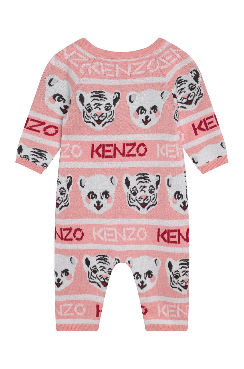 Kenzo kids Бебешки памучни ританки + шапка - Pepit.bg