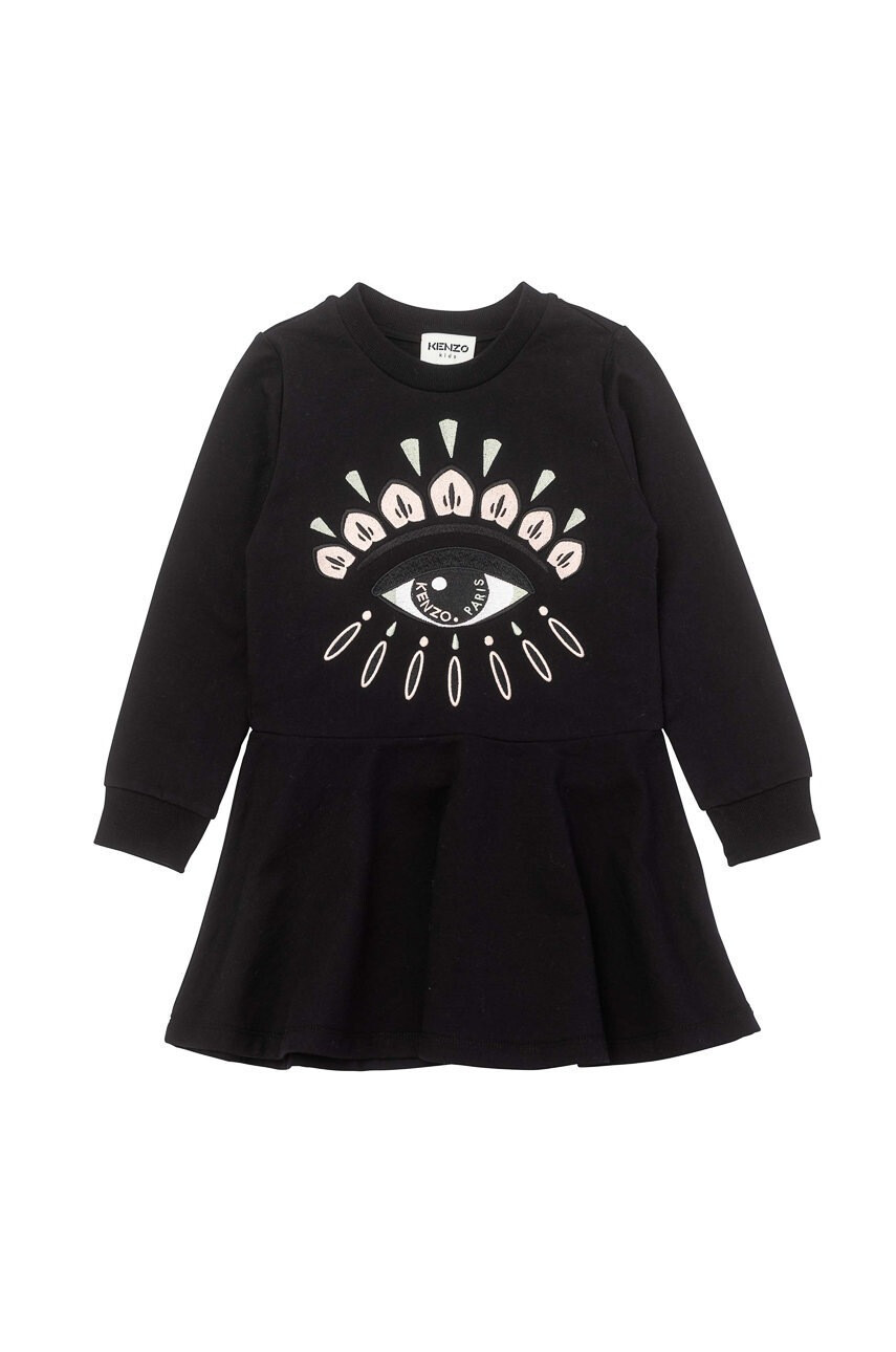 Kenzo kids Детска памучна рокля - Pepit.bg
