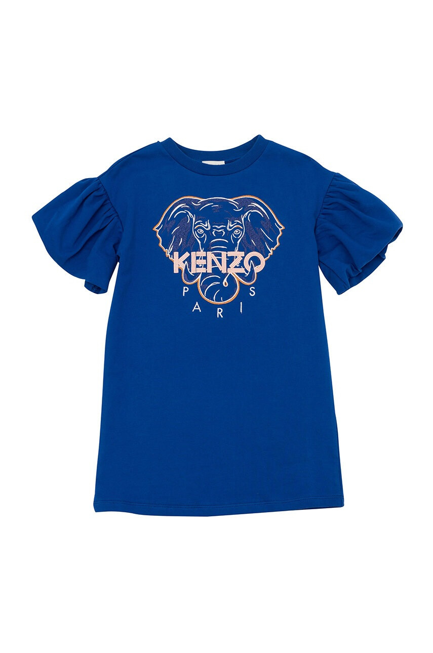 Kenzo kids Детска памучна рокля - Pepit.bg