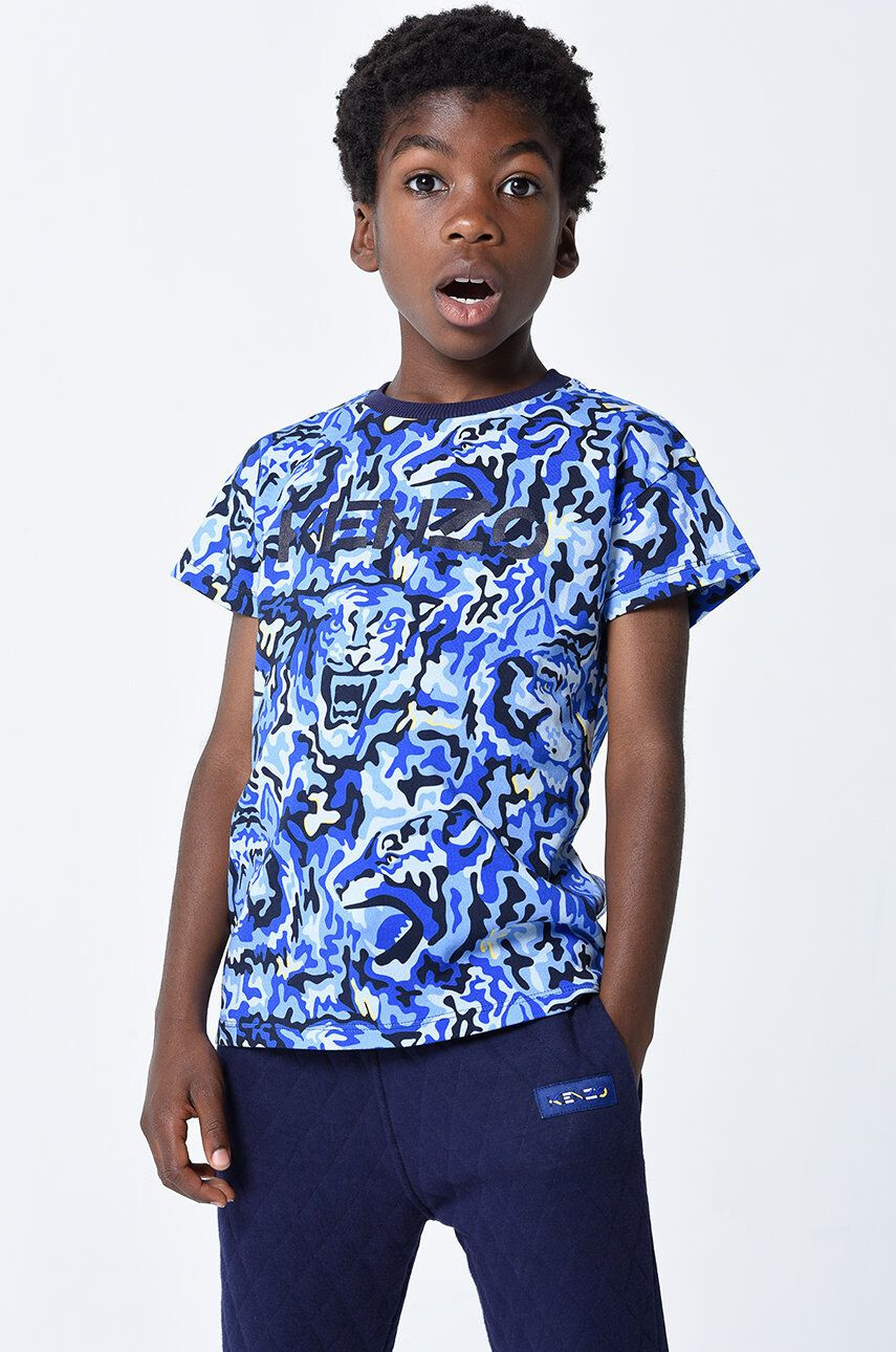 Kenzo kids Детска памучна тениска - Pepit.bg