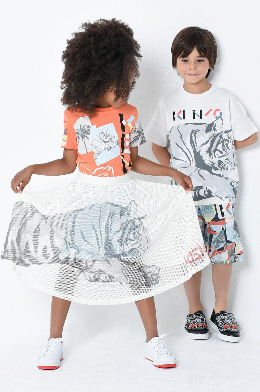 Kenzo kids Детска памучна тениска - Pepit.bg