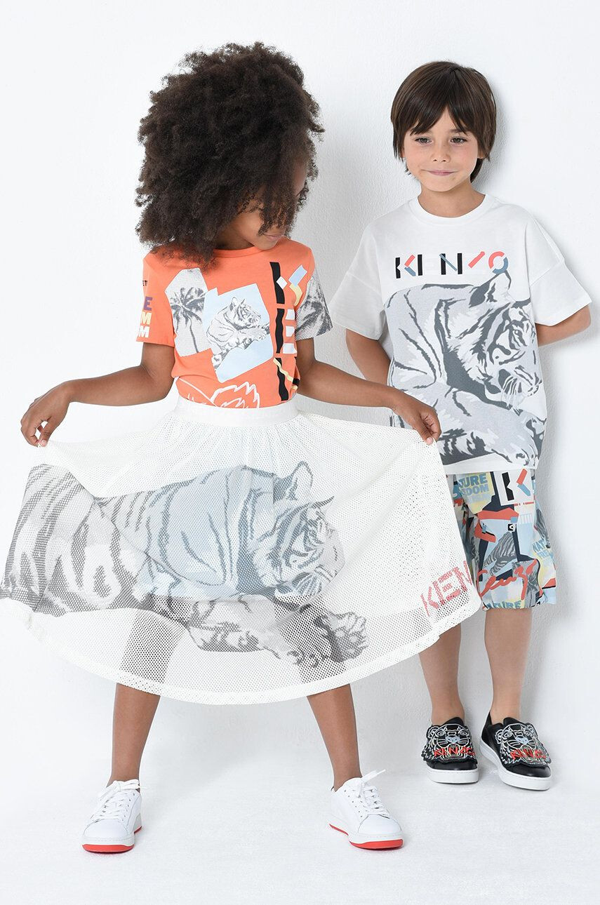 Kenzo kids Детска памучна тениска - Pepit.bg