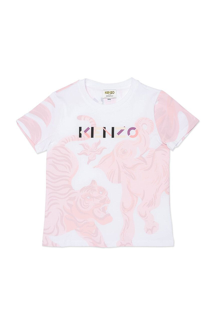 Kenzo kids Детска тениска в бяло - Pepit.bg