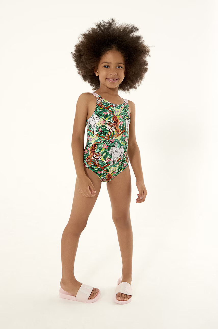 Kenzo kids Детски бански костюм в зелено - Pepit.bg