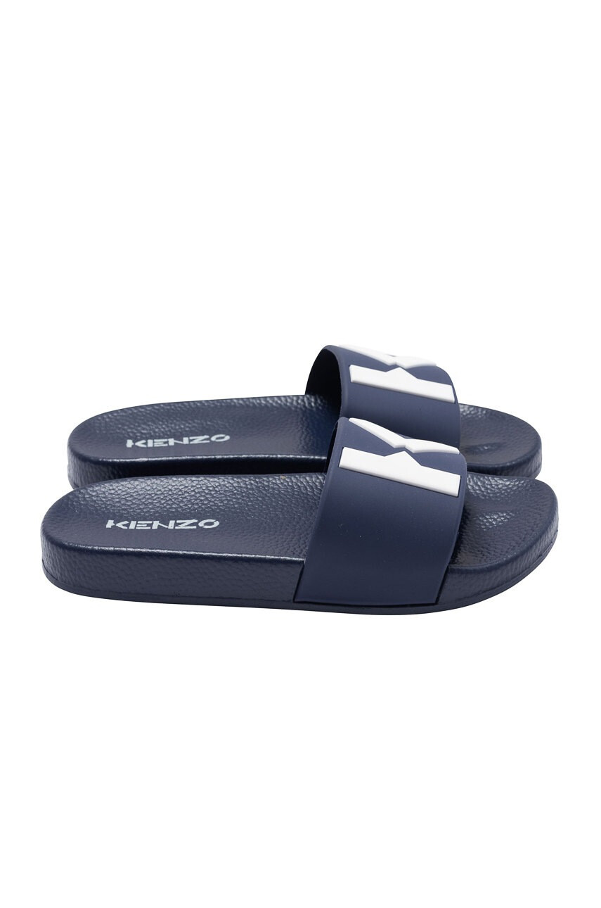 Kenzo kids Детски чехли в тъмносиньо - Pepit.bg