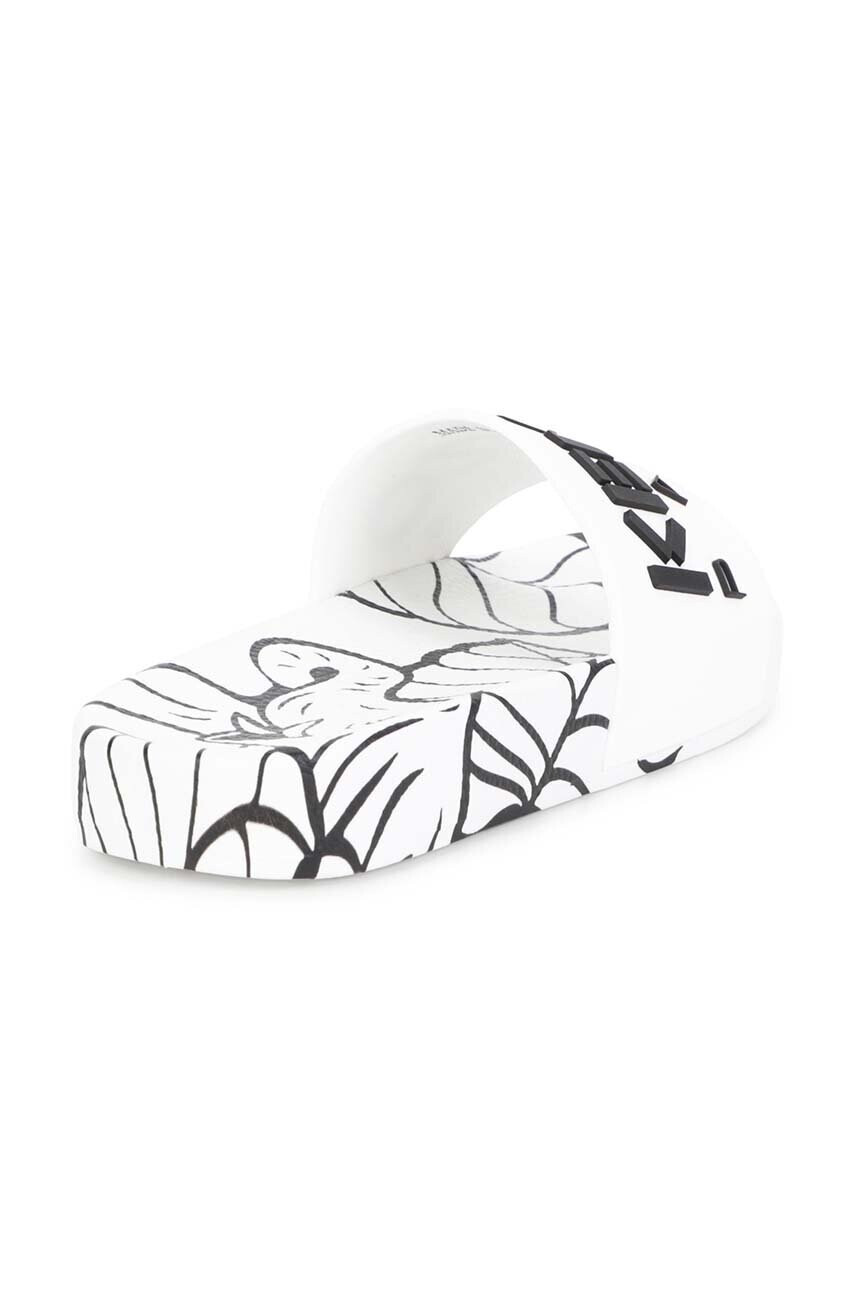 Kenzo kids Детски чехли в бяло - Pepit.bg