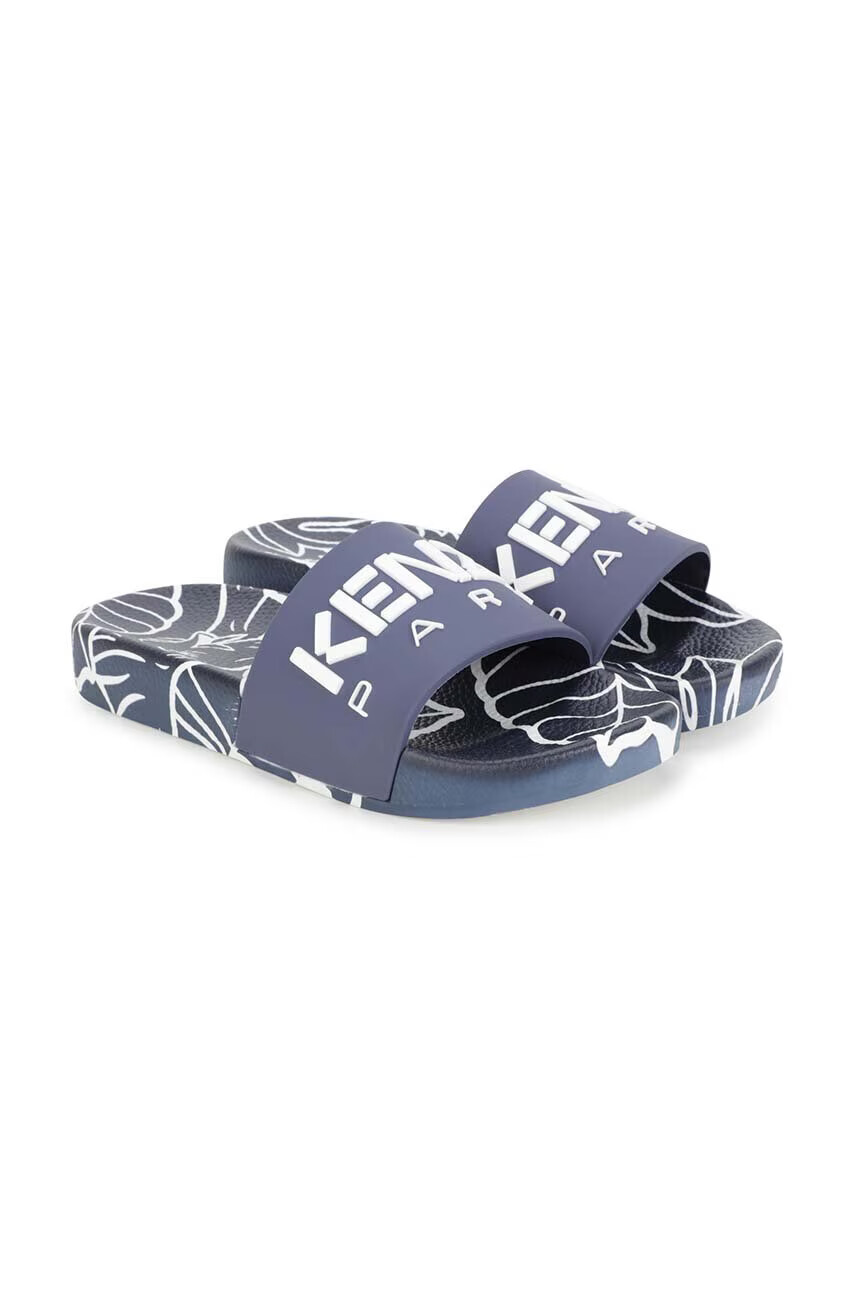 Kenzo kids Детски чехли в тъмносиньо - Pepit.bg