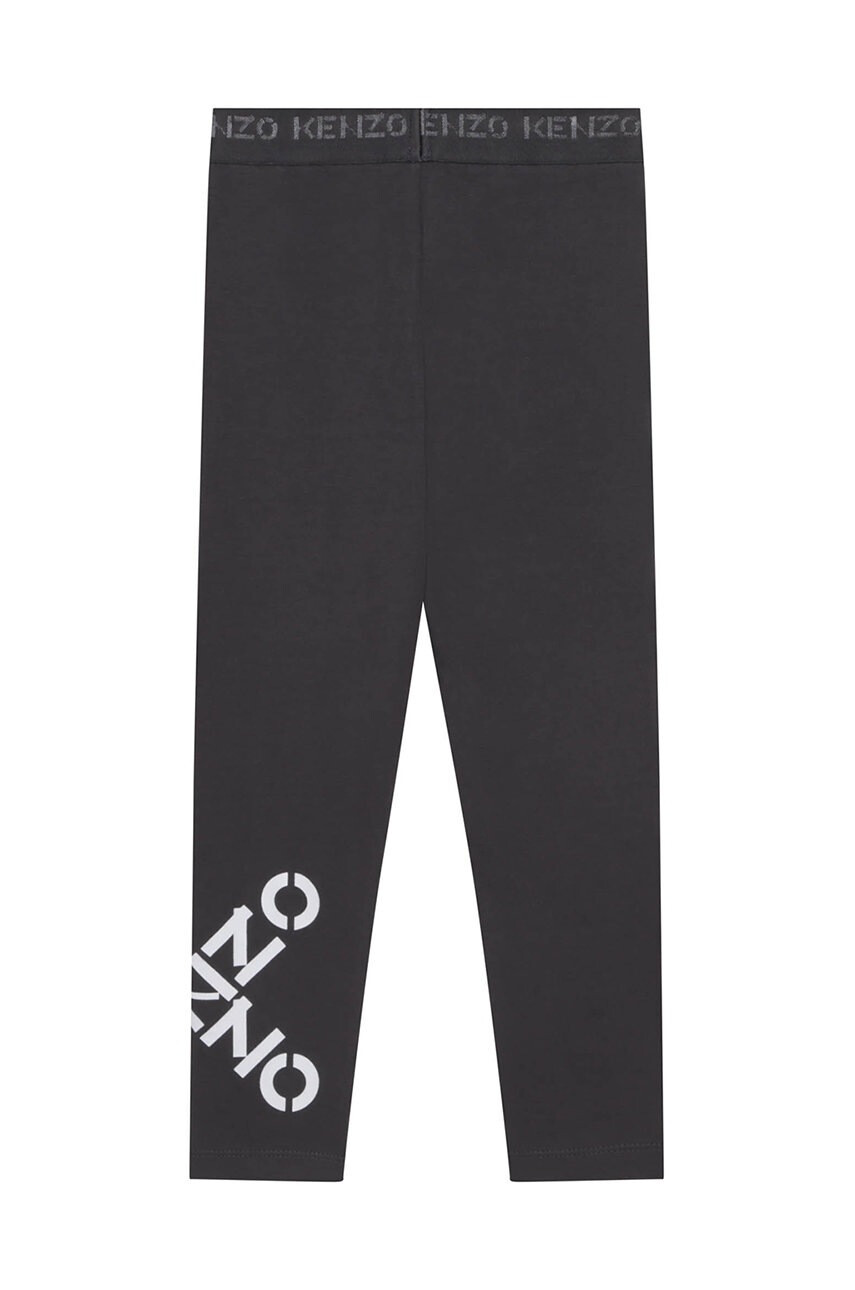 Kenzo kids Детски клин в сиво с принт - Pepit.bg