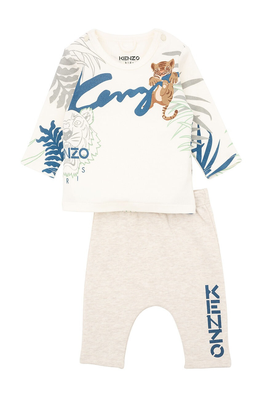 Kenzo kids Детски комплект в кремаво - Pepit.bg