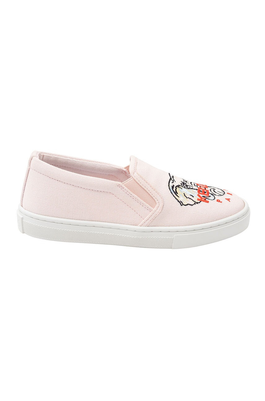 Kenzo kids Детски ниски кецове в розово - Pepit.bg