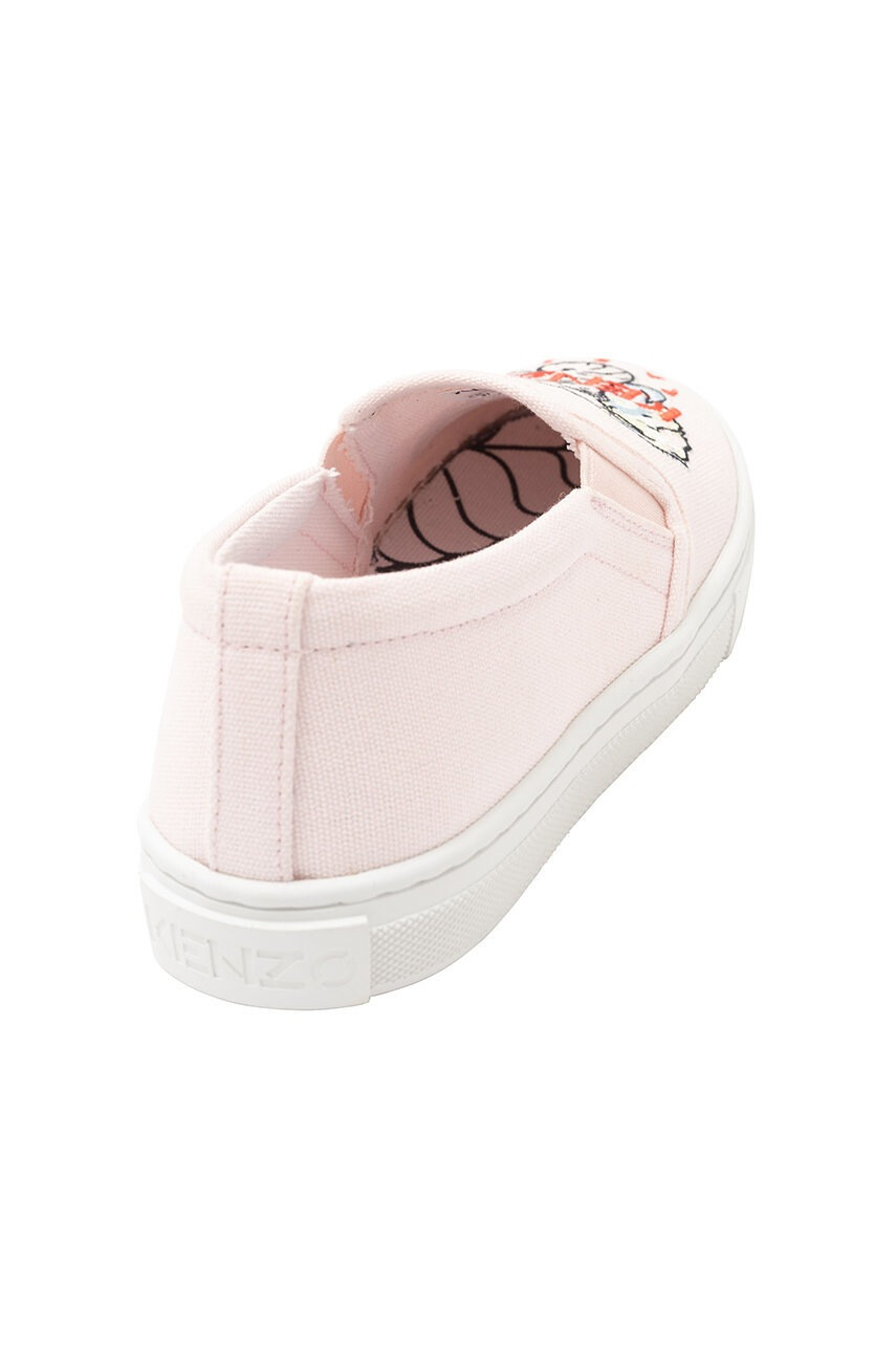 Kenzo kids Детски ниски кецове в розово - Pepit.bg