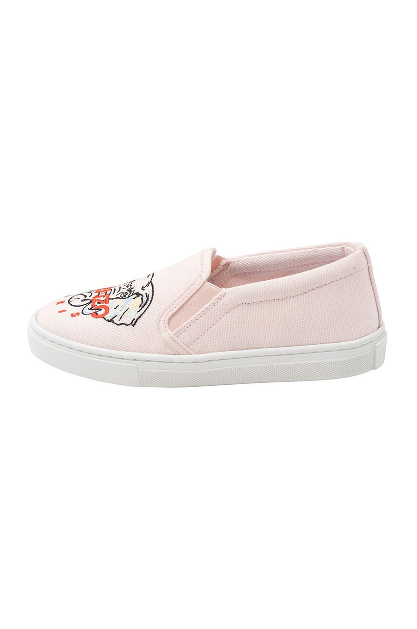 Kenzo kids Детски ниски кецове в розово - Pepit.bg