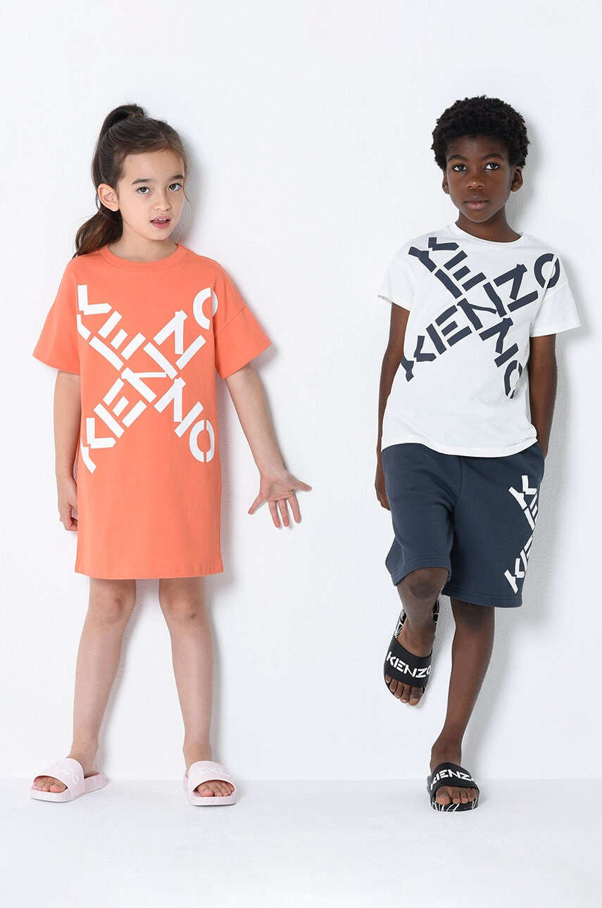 Kenzo kids Детски памучен къс панталон - Pepit.bg