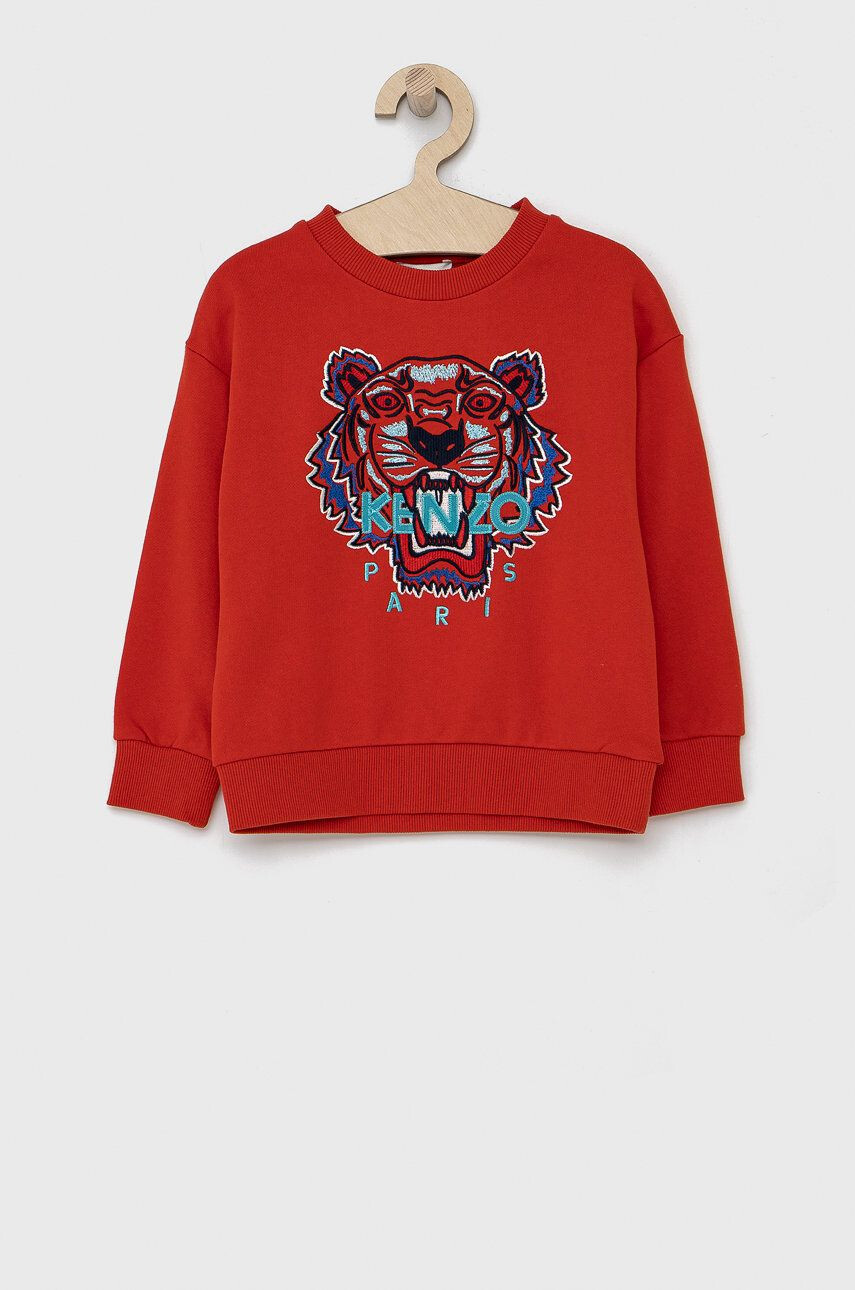 Kenzo kids Детски памучен суичър 104-116 cm - Pepit.bg