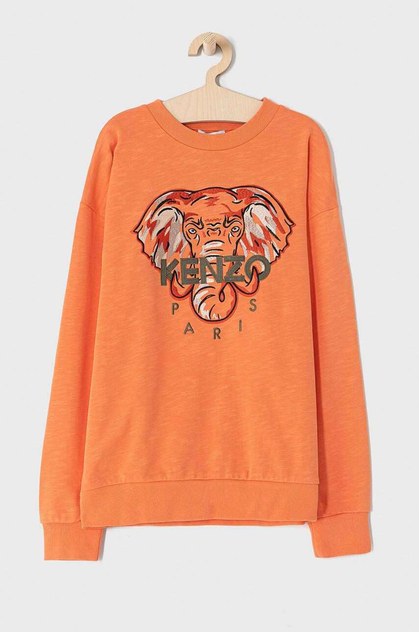 Kenzo kids Детски памучен суичър 164 cm - Pepit.bg