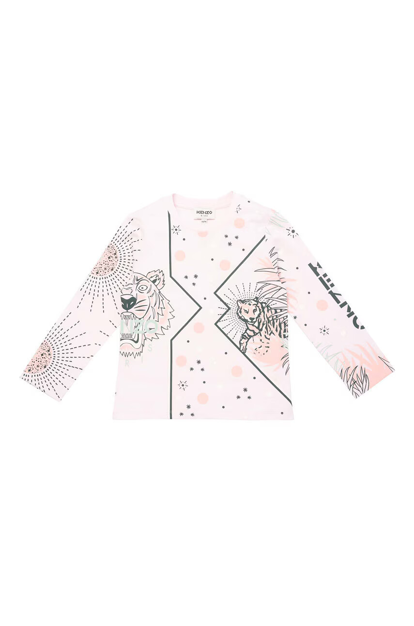 Kenzo kids Детски памучен суичър - Pepit.bg