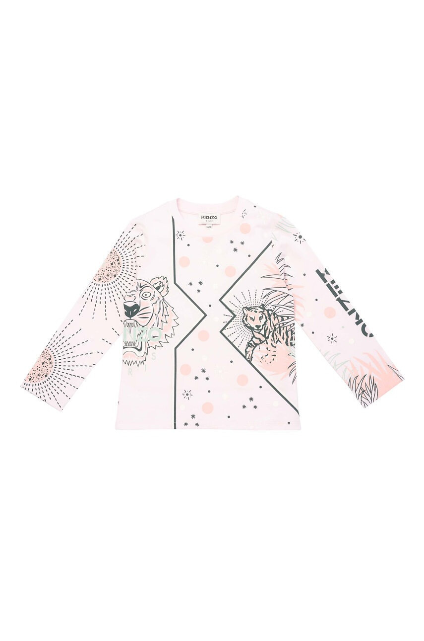 Kenzo kids Детски памучен суичър - Pepit.bg
